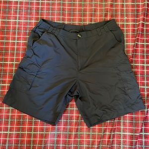 Clear water Outfitters mens nylon swimming trunks blue three pockets sz XL